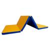 Gymnastic Mat Gamma 200x100x8 Four-part - Blue/yellow