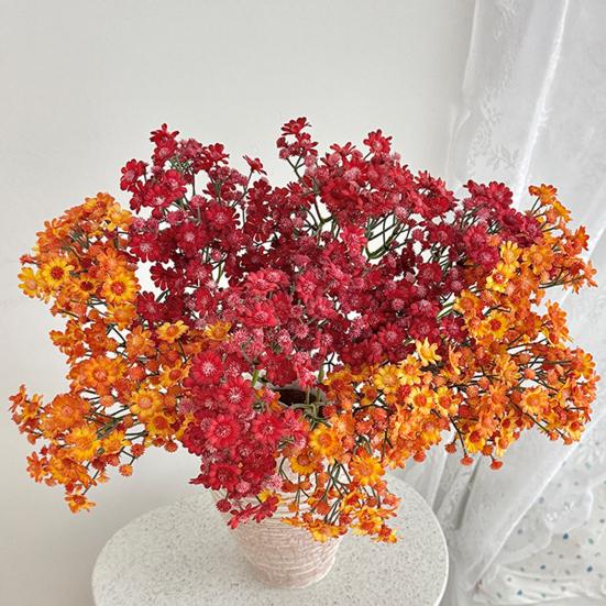 Artificial Baby's Breath Flower Mixed Fake Wildflower Gypsophila Bouquet for Wedding Floral Arrangement Party Home Decoration