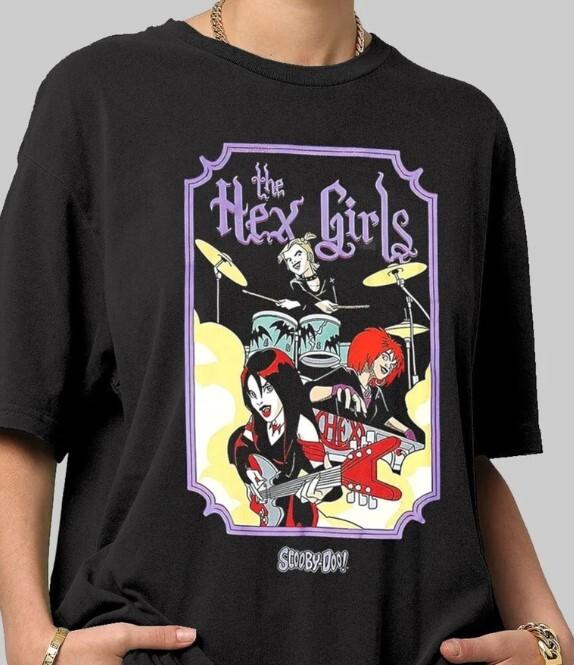 UITVERKOOP The Hex Girls Shirt Halloween Retro Jaren 90 Shirt rockband shirt Unisex T-shirt