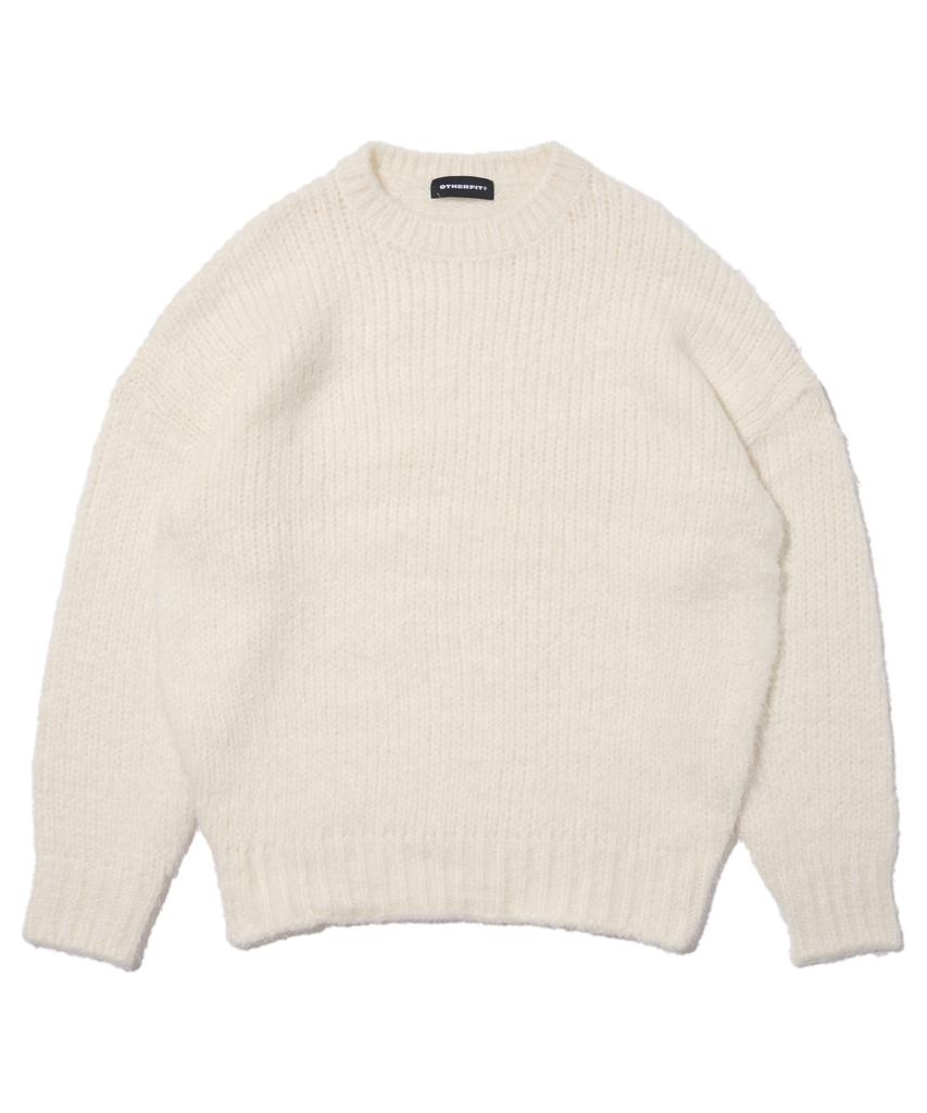 OTHERFITS Alpaca Loose Fit Round Knit (Ivory)