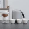 Portable Ceramic Gongfu Travel Tea Set