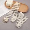 Buckle Pearl Waist Chain Hollow Beadeds Body Chain Elegant Coat Belt  Women