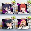 1PC HOT Anime Chainsaw Man The Movie Reze Arc Pillow Case Square  Bedroom Sofa Leisure Comfort Cushion Car Home Decoration