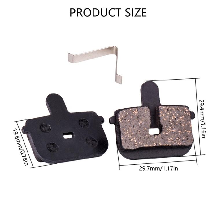 2lots Antiskid Bicycles Brakes Resins Frictions Wheel Brake Silents Brake Pad for Various Cycling Conditions