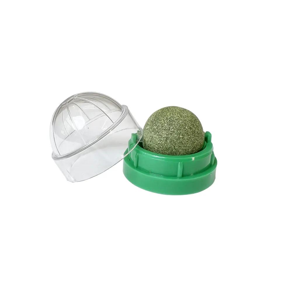 Natural Catnip Cat Wall Stick-on Ball Toy Scratchers Treats Healthy Natural Removes Balls Towards Promote Digestion Cat Grass Snack