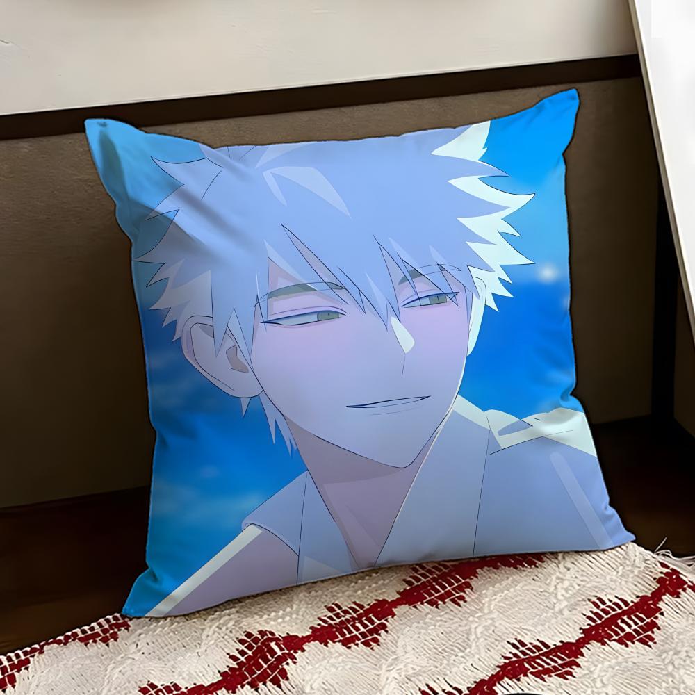 LINK CLICK anime Cushion Cover Reversible Soft Durable Pillow Cover Home Car MultiScene Use for Daily Comfort