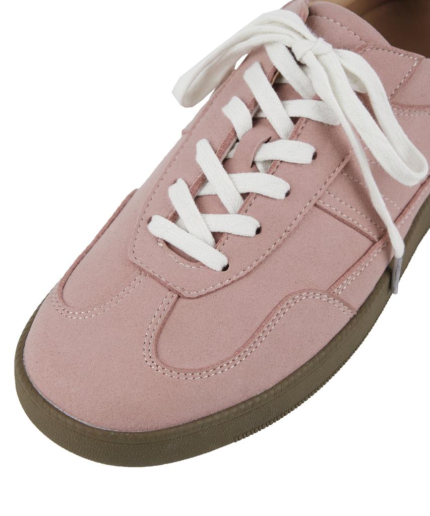 Draw Fit Cloudy Suede Sneakers [Dusty Pink]