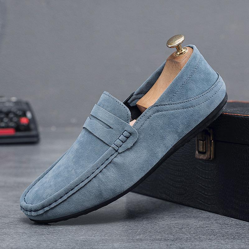 Men Casual Shoes Fashion Men Shoes Handmade Suede Genuine Leather Mens Loafers Moccasins Slip On Men's Flats Male Driving Shoes