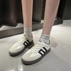 Board Shoes Autumn and Winter New Color Matching Trend Round Head Lace-up Versatile Sports and Leisure Shoes Women