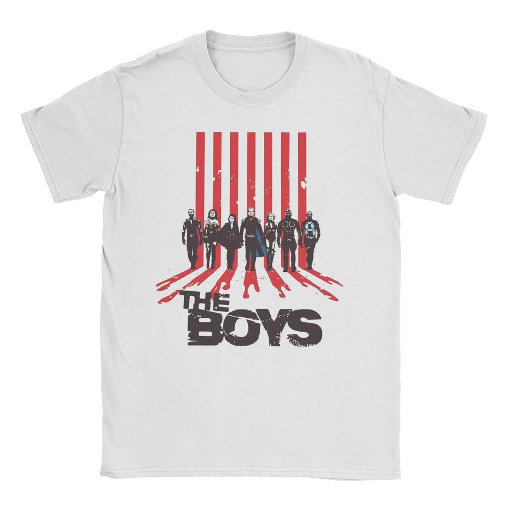 Unisex Womens TShirt The Boys Homelander Distressed  Humorous Cotton Tee Shirt Short Sleeve  T Shirt Round Collar Clothing