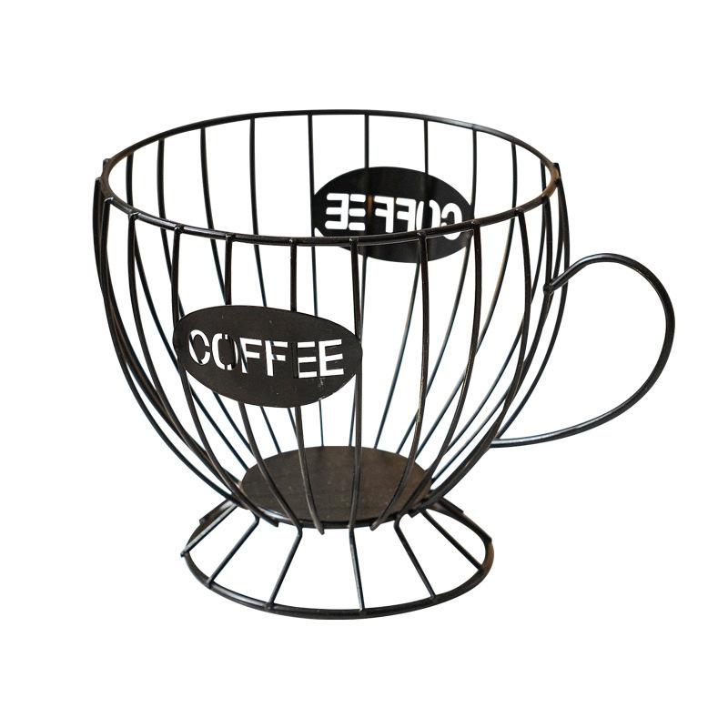 Nordic Style Coffee Capsule Organizer Shelves Luxury Home Snacks Candy Storage Holder Coffee Shop Bar Display Rack