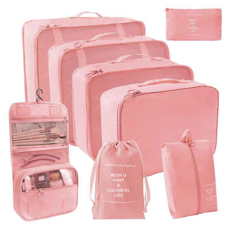 Ensemble Organisateur de Vêtements 7 Pièces pour Voyage et Déplacement Professionnel: Valise & Sacs de Rangement pour Sous-vêtements