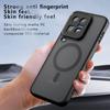 For iQOO 15 Ultra Case Magnetic Matte Frosted Translucent Airbag Drop-proof Non-yellowing Anti-Fingerprint Cover