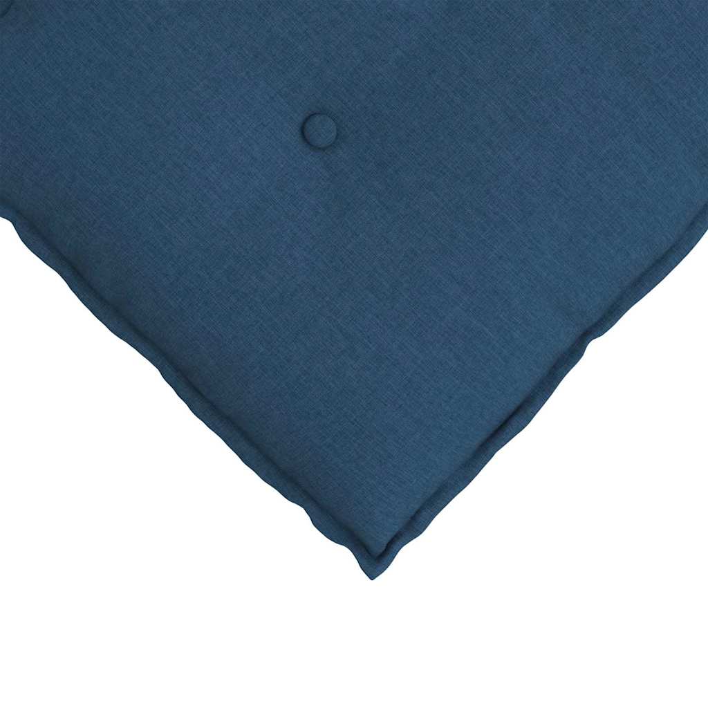 Back Pillow Blue 180 X 19 X 50 Cm Fabric
