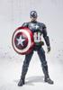 TAMASHII NATIONS Captain America 150 mm bemalte bewegliche Figur SHFiguarts (Bürgerkrieg) Ca.. ABS und PVC