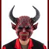 Devil Mask Halloween Head Cover One-piece Devil Satan Devil Horn Head Cover
