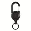 Extendable Retractable Holders Keychain Badge Reels Heavy Duty Clip With Carabiner Key Chain For Men Outdoor Bags