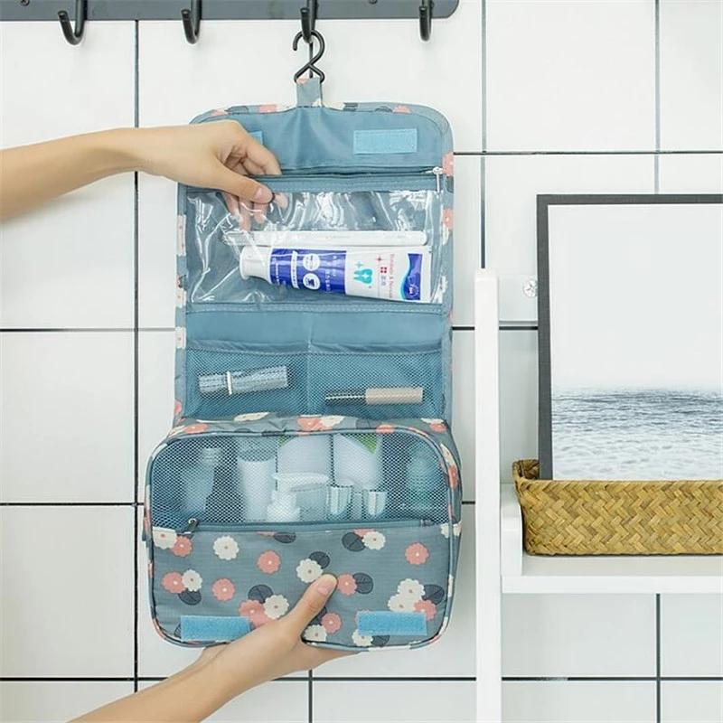 High Capacity Makeup Bag Travel Cosmetic Bag Waterproof Toiletries Storage Bags Travel Kit Ladies Beauty Bag Organizer
