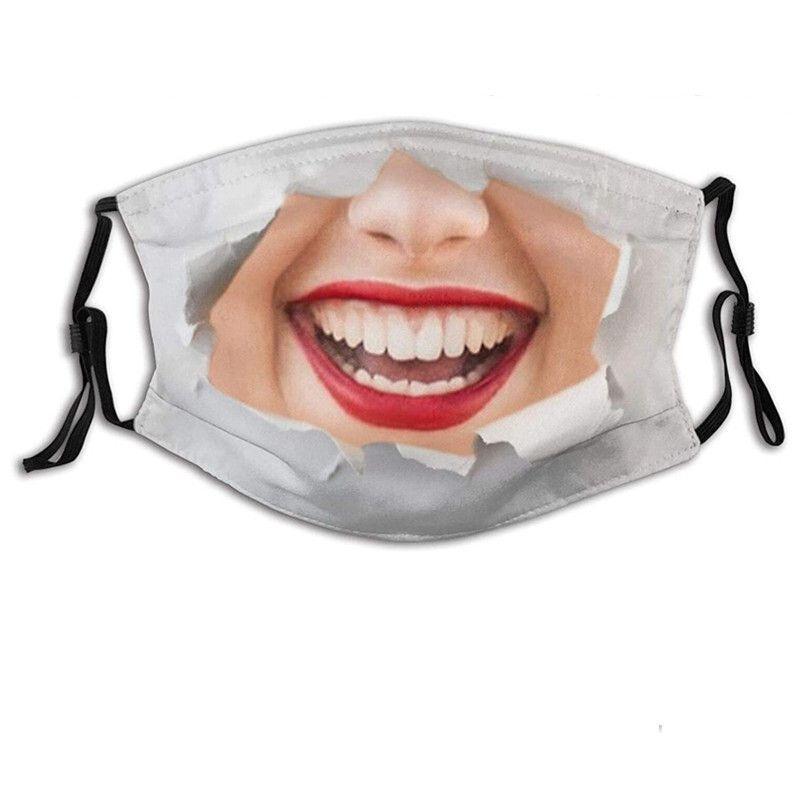 Zábavná a pratelná maska pro dospělé, ideální na Halloween a tematické večírky