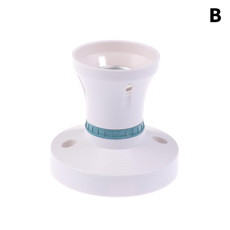 High-Power E27 Screw Ceiling Lamp Head Led Lamp Holder Desktop Led Lighting Base Socket Home Heat Resistant Round Lamp Holder