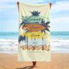 Ultra Absorbent Quick Dry Microfiber Beach Towel With Large Floral Print 70x140cm Portable Bath Pool Travel