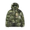 Bunda s kapucí na zip s potiskem Unisex Svrchní oblečení Olivově zelená FB8122-386