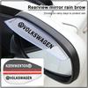 2Pcs Car Rearview Mirror Silicone Rain Eyebrow Water Proof Universal For B6 B7 B5 Golf Polo Tiguan Passat EOS Scirocco Jetta MK6 Octavia