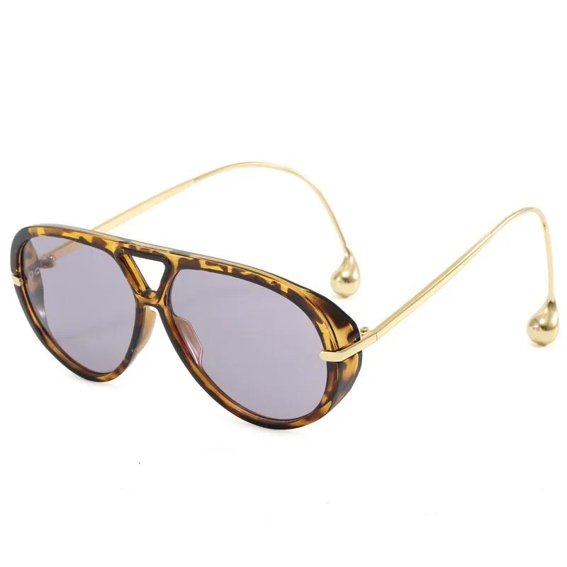 New Fashion Toad Sunglasses UV400 Unisex Steel Ball Glasses Ultraviolet Proof Outdoor Driving Shades Eyewear