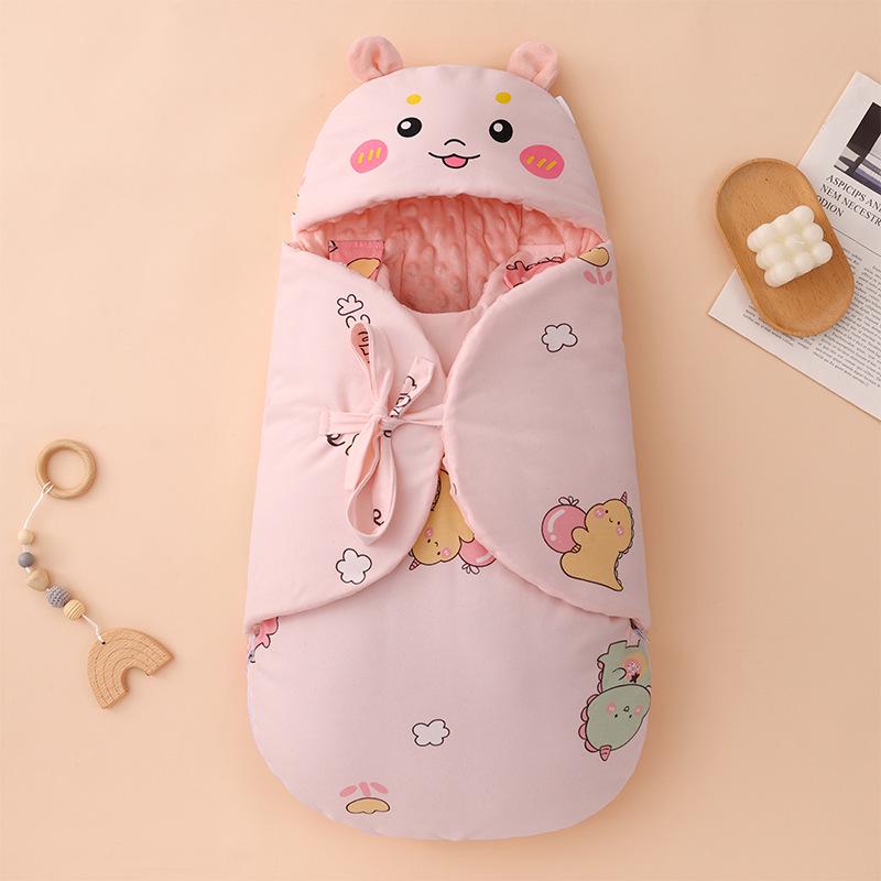 Neugeborenen Anti-Kick Schlafsack - Reine Baumwolle Winter/Herbst Verdickte Baby-Aufnahme Decke