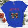 Christmas Coquette Bow Christmas Butterfly Print Short Sleeved Casual Loose Round Neck Pure Cotton Short Sleeved Top T-Shirts Women’s