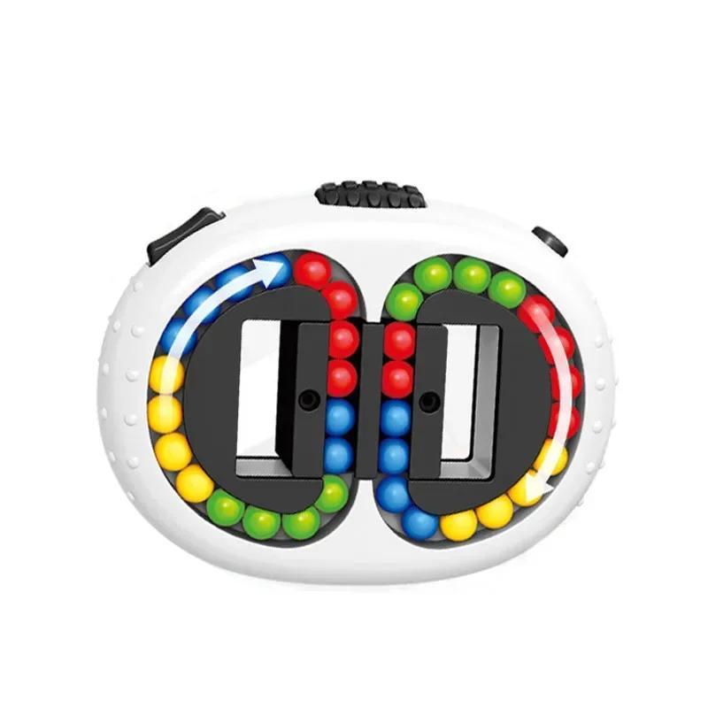 Rotating Magic Beans Cube Fingertip Fidgeted Toys Kids Adults Stress Relief Spin Bead Puzzles Children Education Intelligence