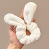 Autumn And Winter Plush Rabbit Ears Knotted Hair Band Fluffy Pig Large Intestine Ring Ponytail Headband Rubber Band Hair Accessories