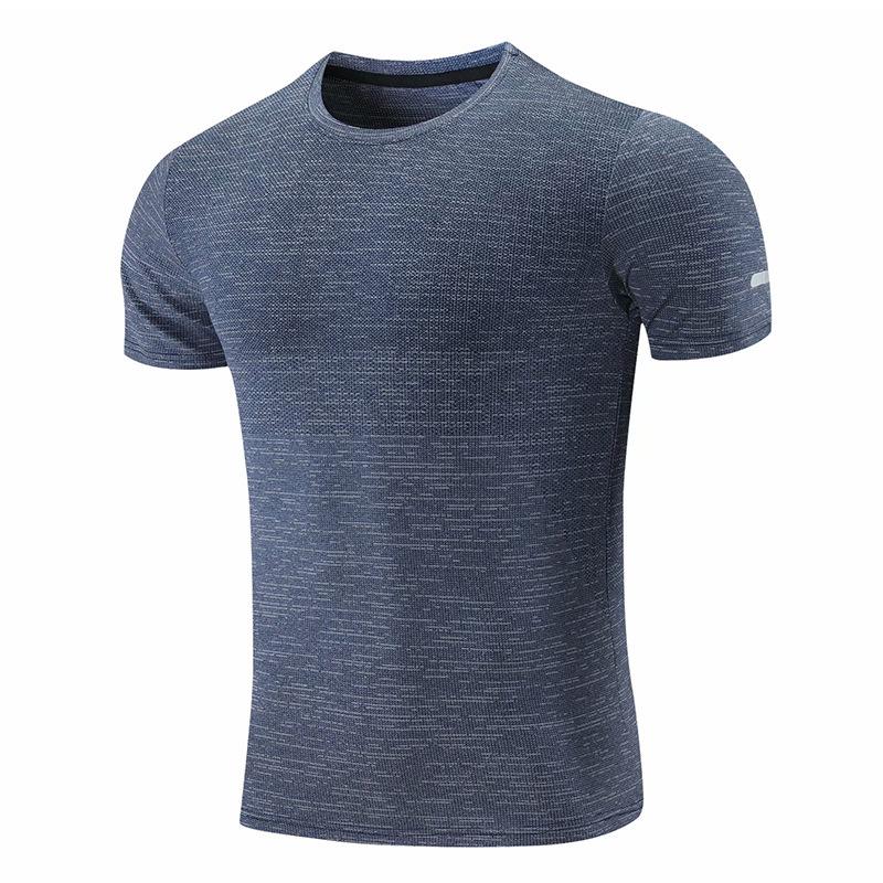 Men’s Quick-Dry Short Sleeve Athletic Top - 2024 Summer Fitness & Running Wear, European & American Style