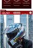 Bluetooth Smart Taillight Flip-Up Motorcycle Helmet for Men and Women - All-Season, Full Coverage for Electric and Off-Road Riding
