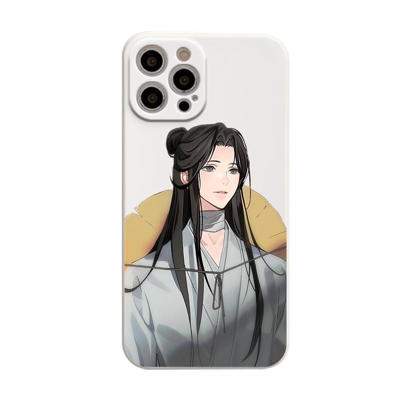 Heaven Officials Blessing Straight Edge Liquid Phone Case For Apple iPhone 14 11 12 13 Pro Max Mini X XS XR 7 8 Plus SE2 Cover