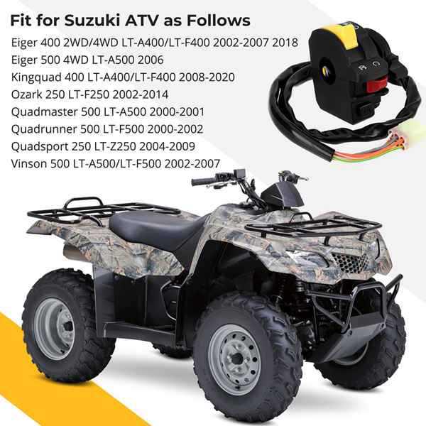 Handlebar Switch 37400-27H00 for 2002-2014 Ozark 250 LT-F250 ATV