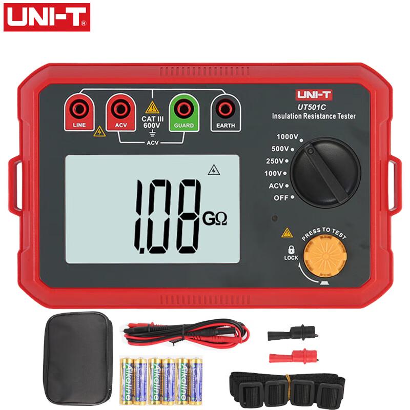 UNI-T UT501C Digital Insulation Resistance Tester (CN version)