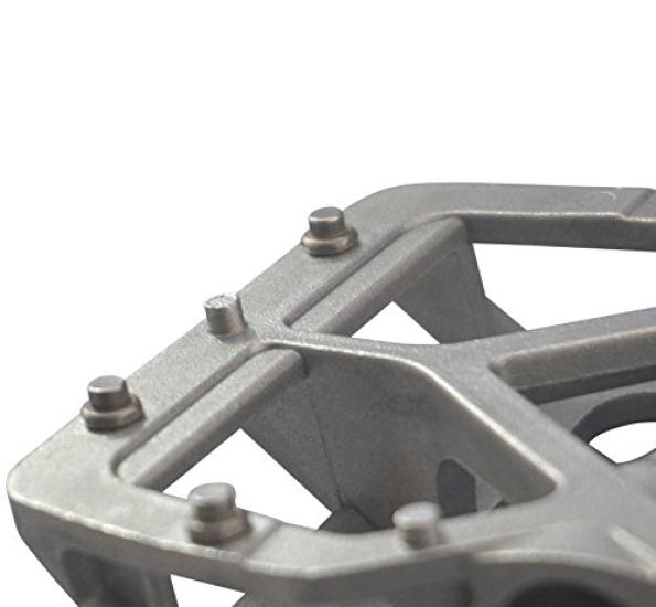 MKS Manufacturing Bicycle Pedals ALLWAYS Silver Aluminum for Mountain Bikes (Mikashima Co., Ltd.) (Always)