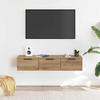 Vidaxl Wall Cabinet Artisan Oak 102X30X20 Cm Glued Wood