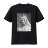 Cat Queen Kitten Meow Funny Cool T Shirt for Royal Print Design Vintage Washed Versatile Casual Soft Breathable Unisex Homme