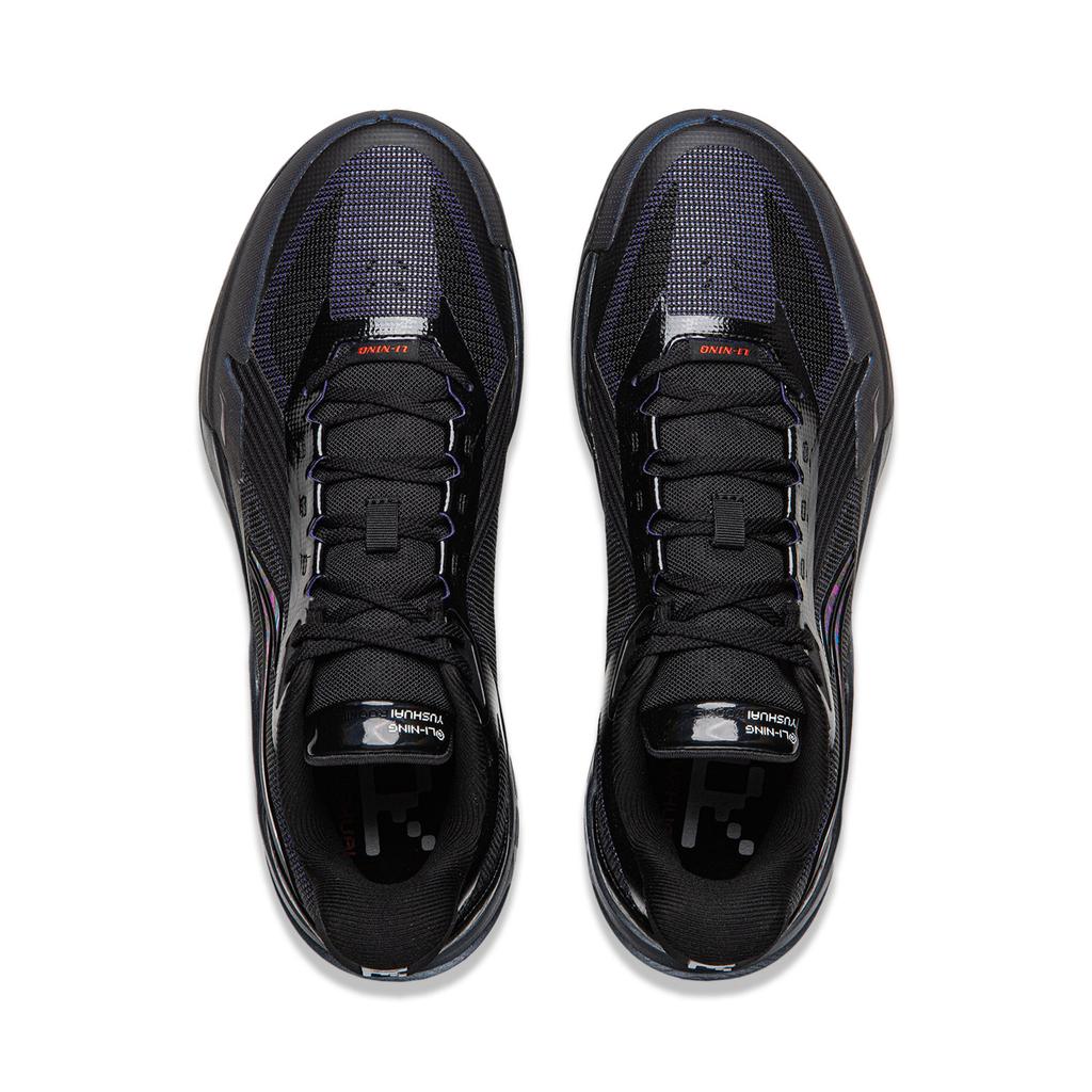 Li Ning Dämpfung Rutschfest Abriebfest Atmungsaktiv Rückprall Anti-Twist-Grip Niedrig geschnittene Basketballschuhe Herren ABAW019-1