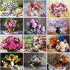 New Arrival Diamond Painting Flowers Diamond Art Diamond Embroidery Full Round Drill Mosaic Decorations Home