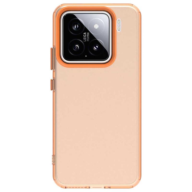 Para Capa Xiaomi 15 Capas Xiaomi Mi 15 Novas à Prova de Choque Traseira Cor Transparente Fosco Mate Transparente Fundas Xiaomi 15 Xiaomi15