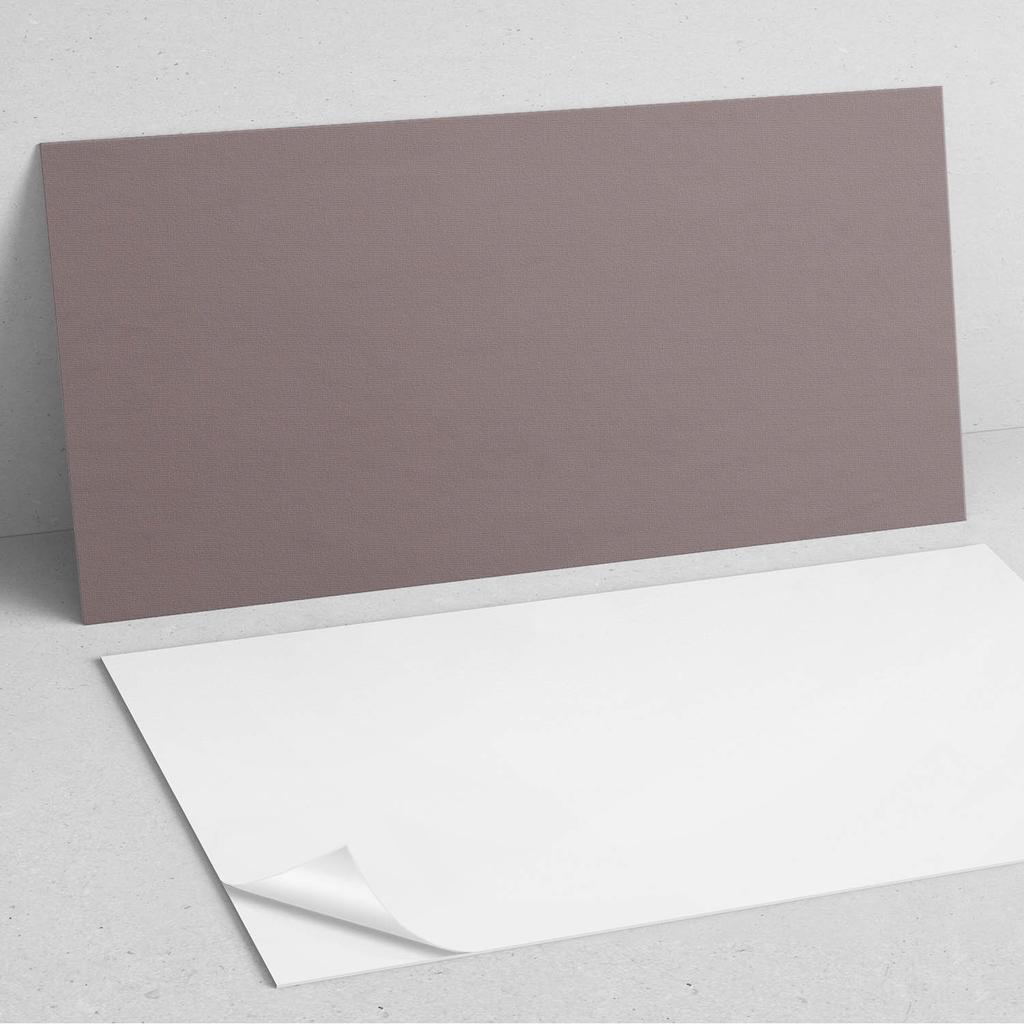 Self-Adhesive Vinyl Decorative Panel With Print 120x60 Cm Beige Color