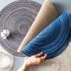 11/18/30/36cm Jute Weave Placemat Coaster Non-slip Heat Insulation Cushion Tableware Pads Plate Bowl Mats Decorations Party Home