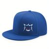 With Printed Pattern Flat Brim Baseball Cap For Men And Women, Outdoor Use Sportss Event Casual Cap, Hip-Hop Street Style Latest Cute Expression