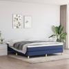 Vidaxl Bed Frame Without Mattress, Blue, 180X200 Cm, Upholstered
