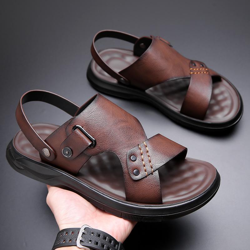 2025 Men's Sandals Summer 2025 New Trend Casual Wear Cool Slippers Sports Outdoor Internet Celebrity