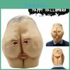 Lifelike Halloween Party Mask Featuring Eco-friendly Latex Butt Head Design
