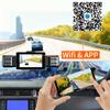 New Car Dash Cam 4 Channel HD 1080P Black Box DVR Night Vision 24H Parking Monitor 360° with WiFi Dash Cam Parking Backup Camera